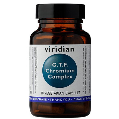Viridian GTF Chrom Suplement diety