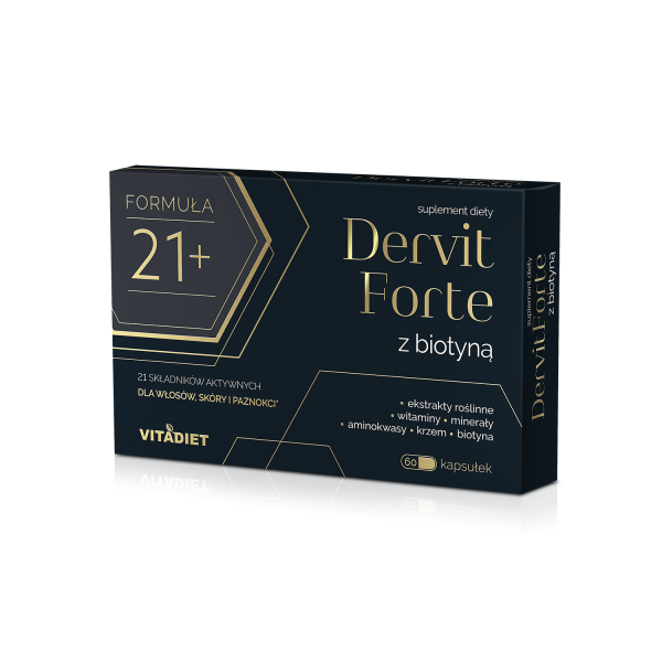 Dervit Forte z biotyną - 60 kapsułek (1)